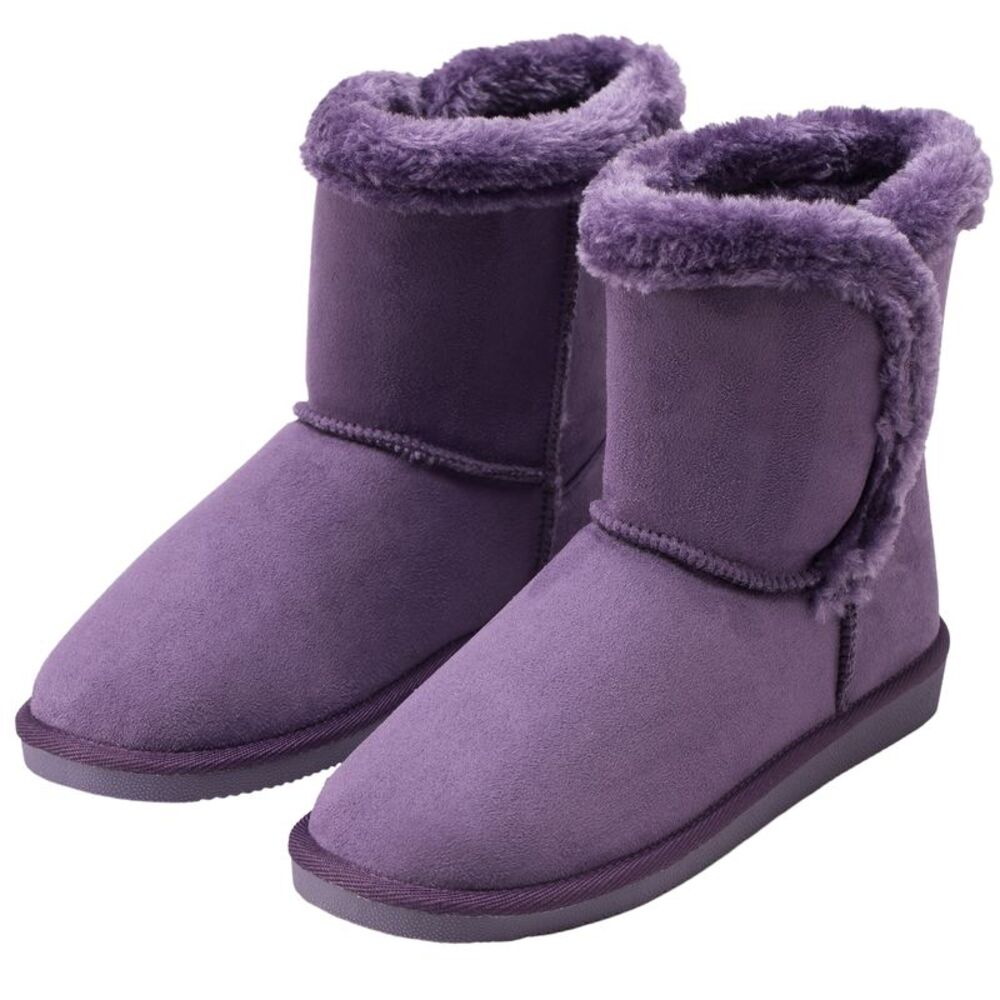 Alpine Swiss Mindy Women’s Winter Boots | Short Faux Shearling Boot | Warm - Picture 2 of 7